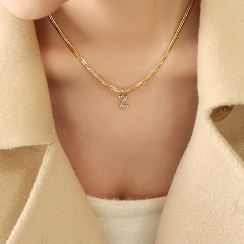 Signature Script 18K Gold Initial Necklace