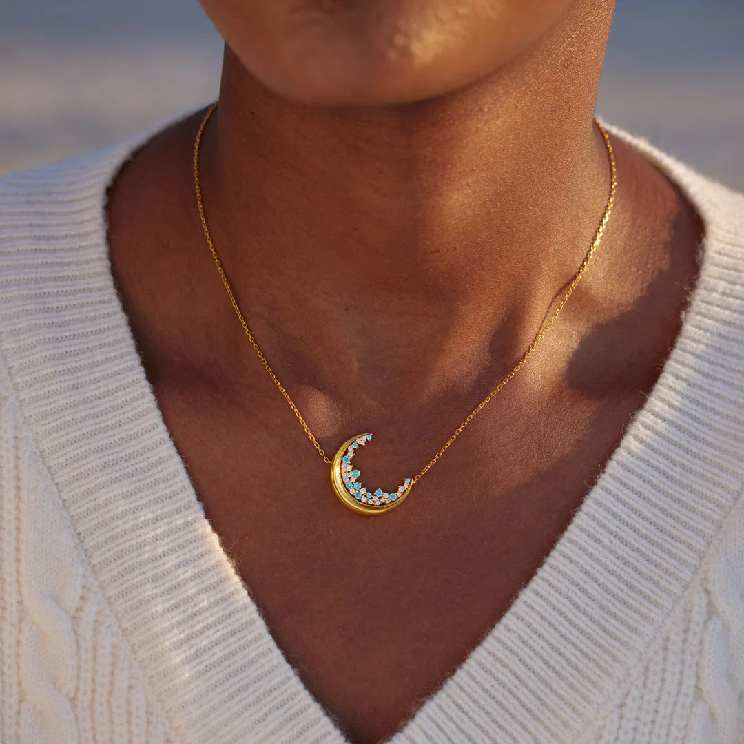 Luna Glow Moonstone Necklace