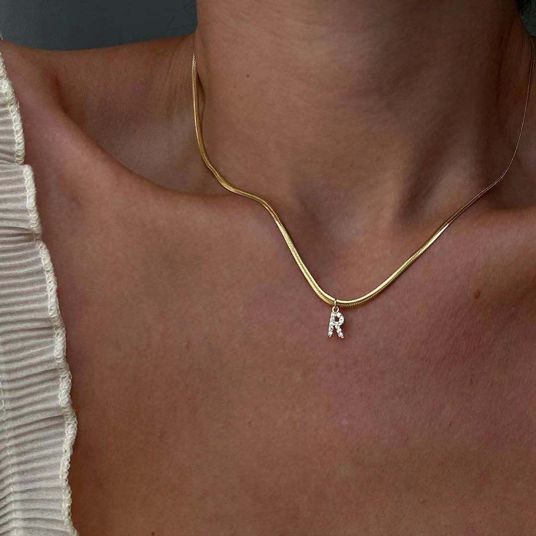 Signature Script 18K Gold Initial Necklace