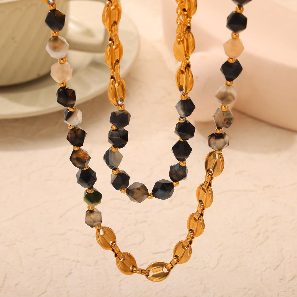 Terra & Tide 18K Gold Handcrafted Gemstone Set