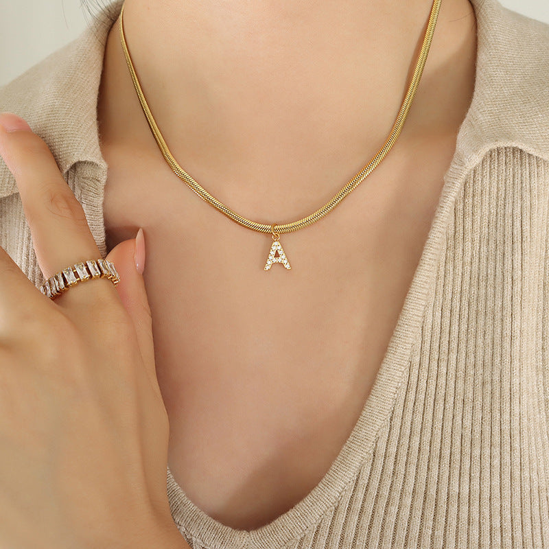Signature Script 18K Gold Initial Necklace