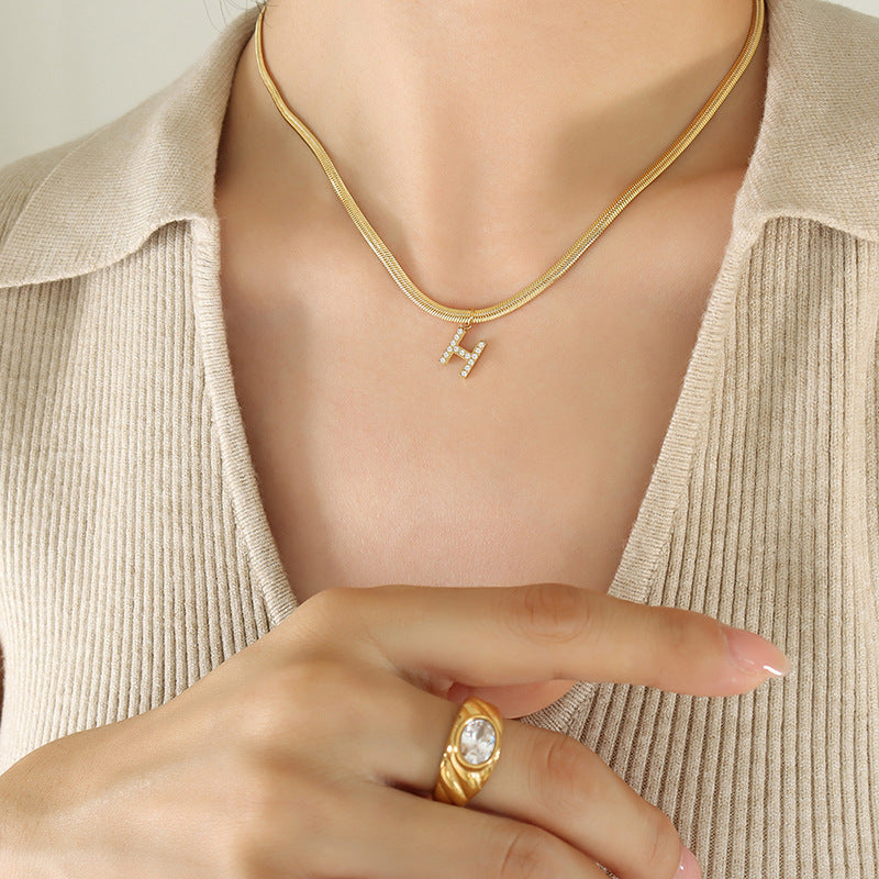 Signature Script 18K Gold Initial Necklace