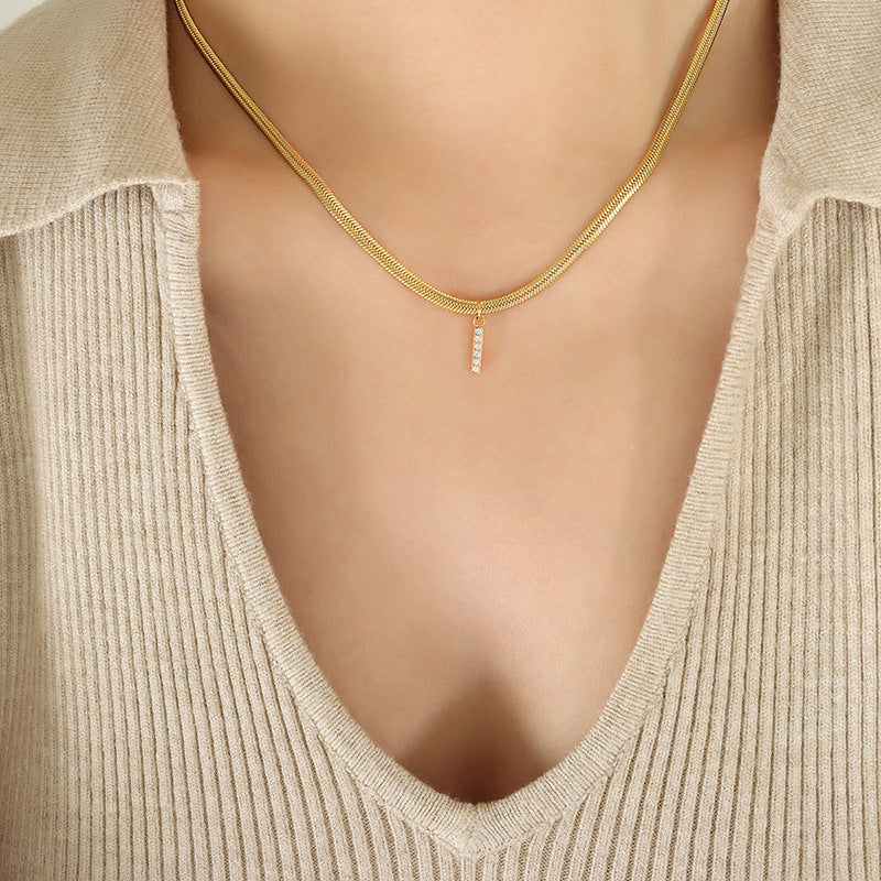 Signature Script 18K Gold Initial Necklace