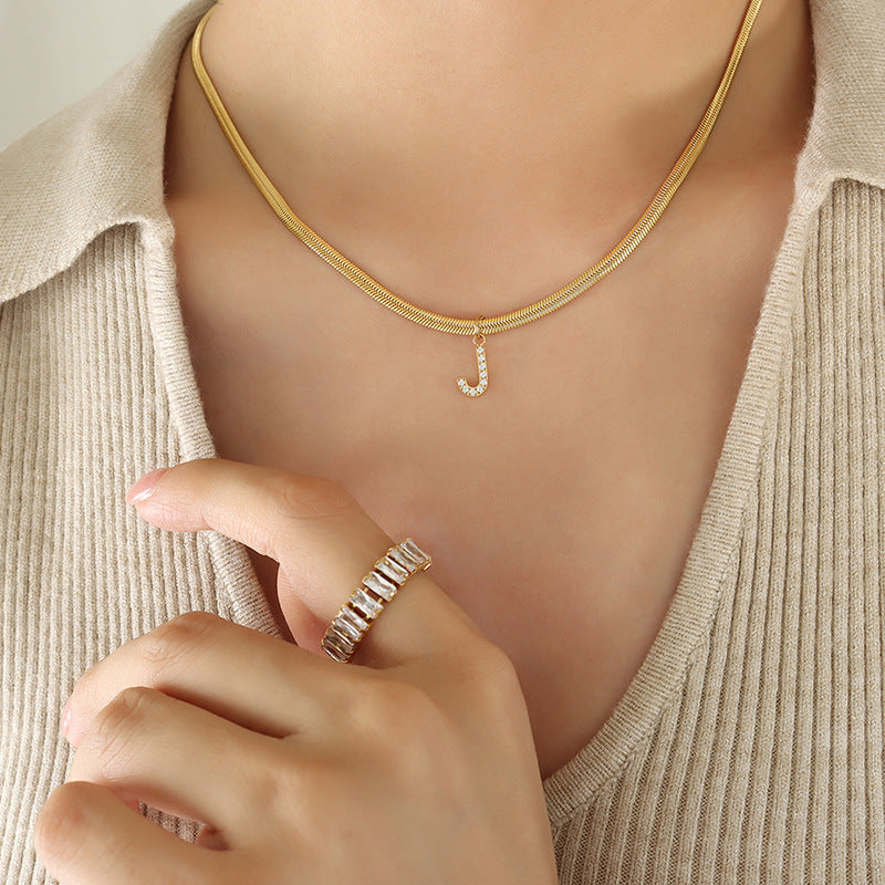 Signature Script 18K Gold Initial Necklace