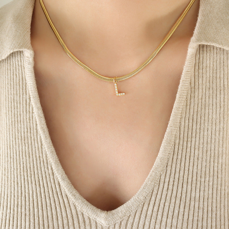 Signature Script 18K Gold Initial Necklace