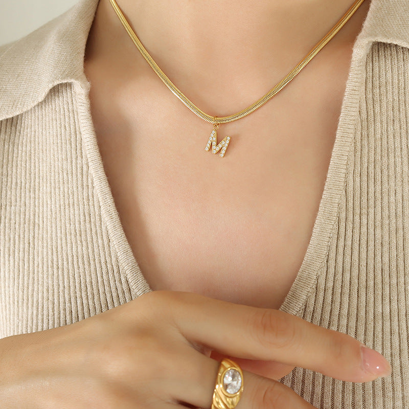 Signature Script 18K Gold Initial Necklace
