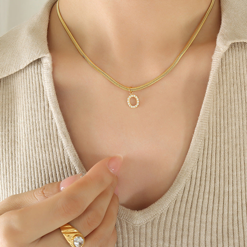 Signature Script 18K Gold Initial Necklace
