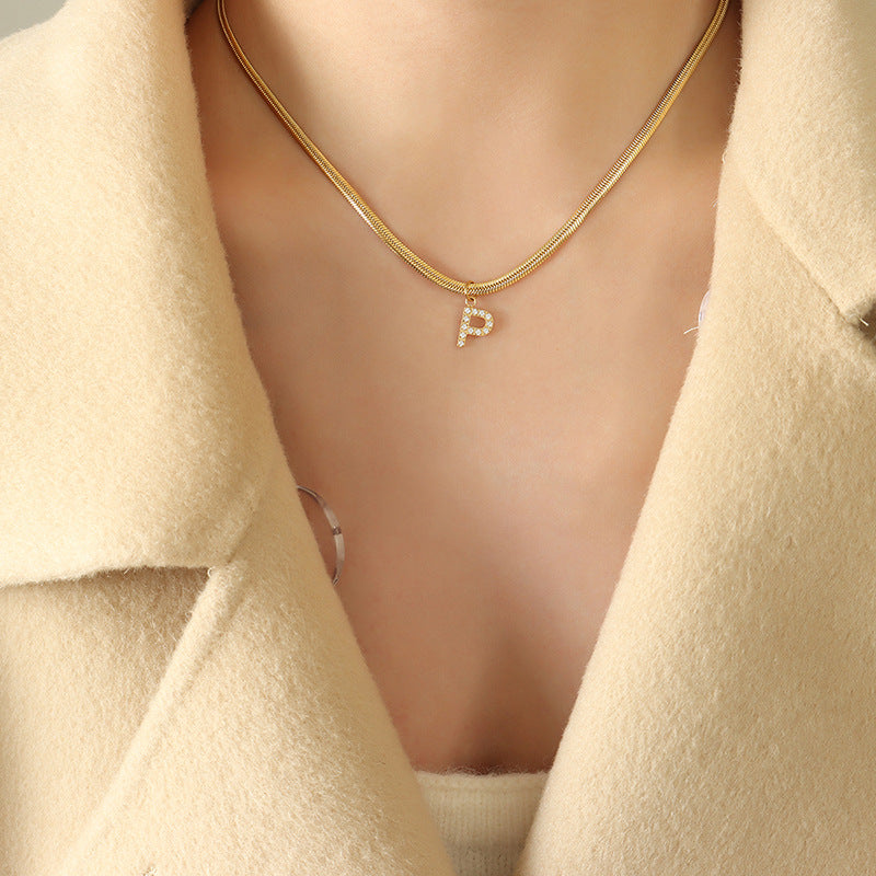 Signature Script 18K Gold Initial Necklace