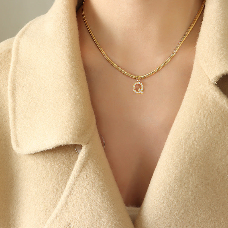 Signature Script 18K Gold Initial Necklace