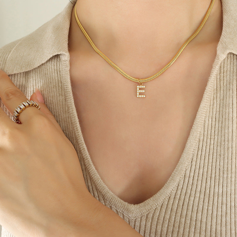 Signature Script 18K Gold Initial Necklace