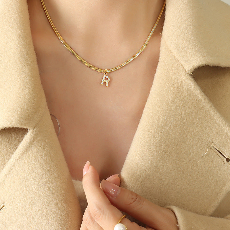 Signature Script 18K Gold Initial Necklace