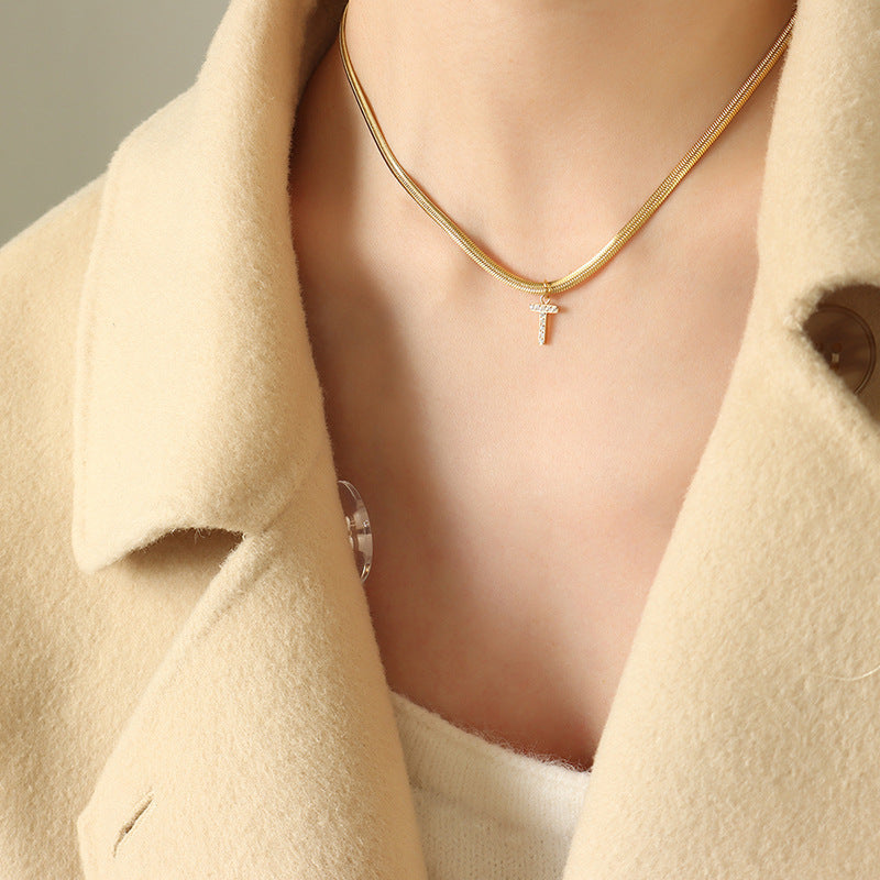 Signature Script 18K Gold Initial Necklace