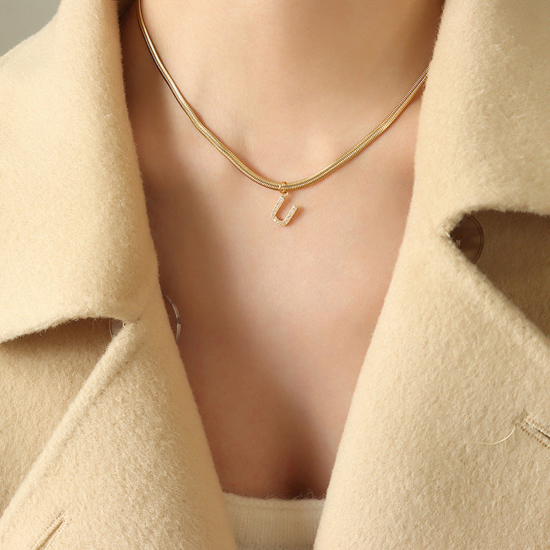 Signature Script 18K Gold Initial Necklace