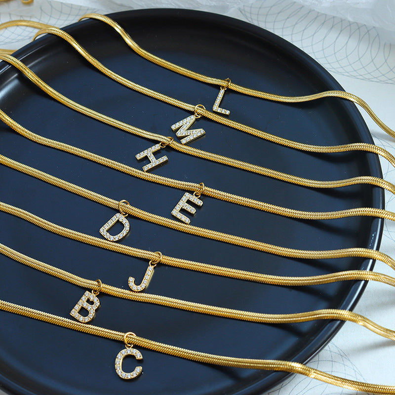 Signature Script 18K Gold Initial Necklace
