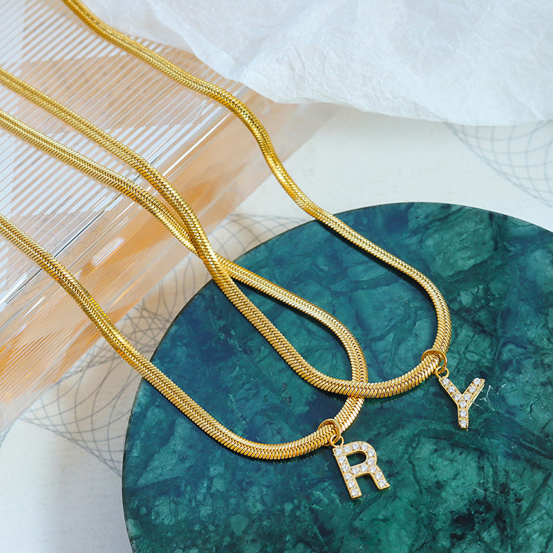 Signature Script 18K Gold Initial Necklace