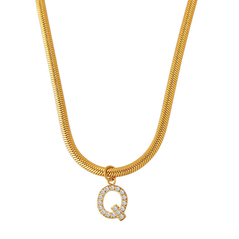 Signature Script 18K Gold Initial Necklace
