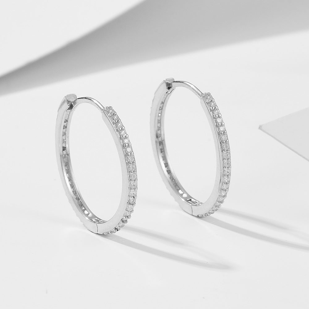Velvet Matte 18K Gold Vermeil Hoops (925 Silver)