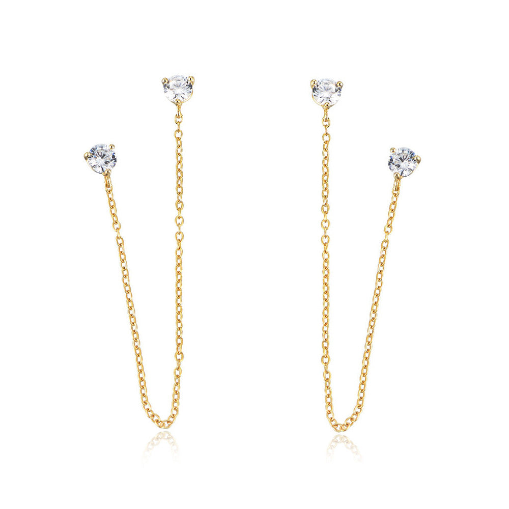 Velvet Muse 18K Gold Vermeil Tassel Earrings (925 Silver)