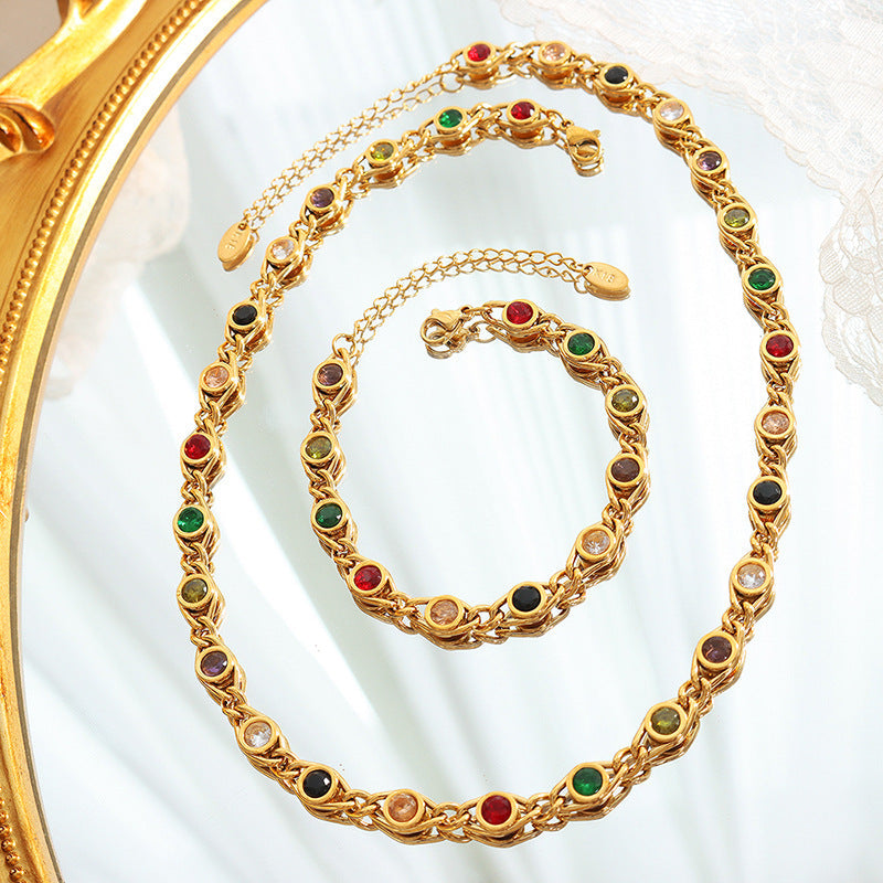 The Talisman Mosaic 18K Gold Set