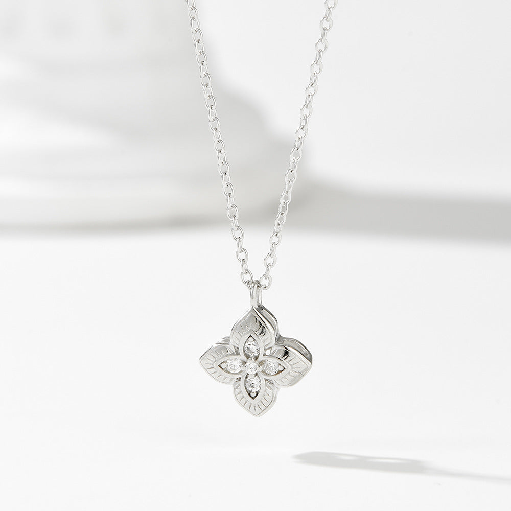 Fortune 18K Gold Vermeil Clover Pendant Necklace