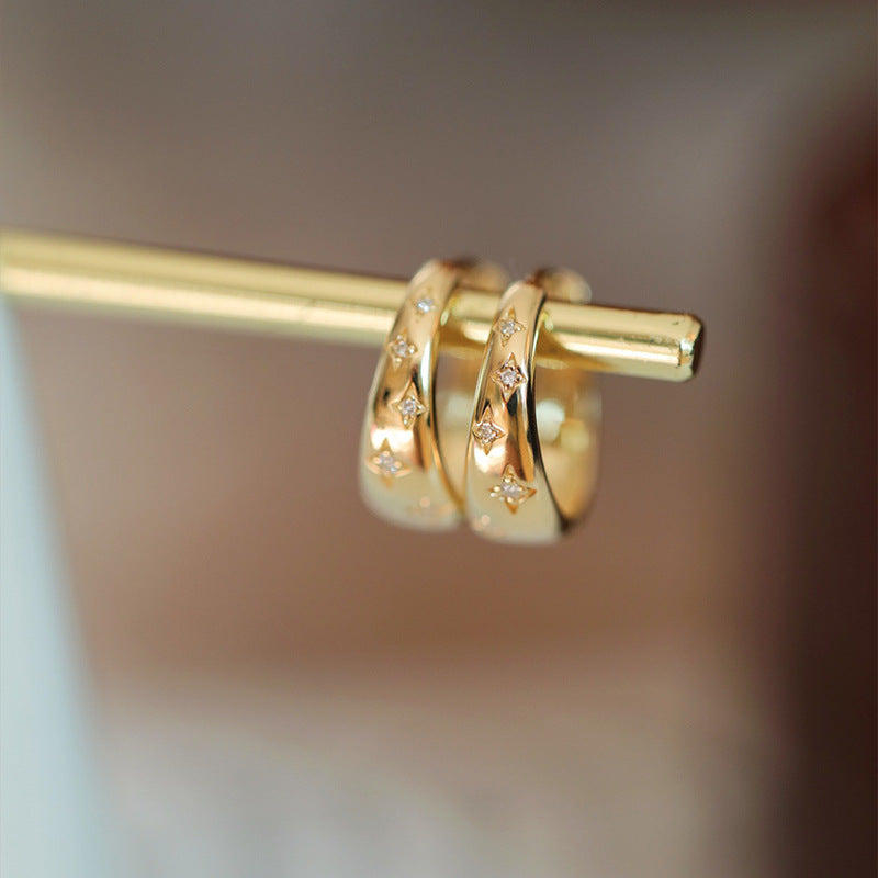 Stardust 18K Gold Vermeil Non-Piercing Ear Cuff