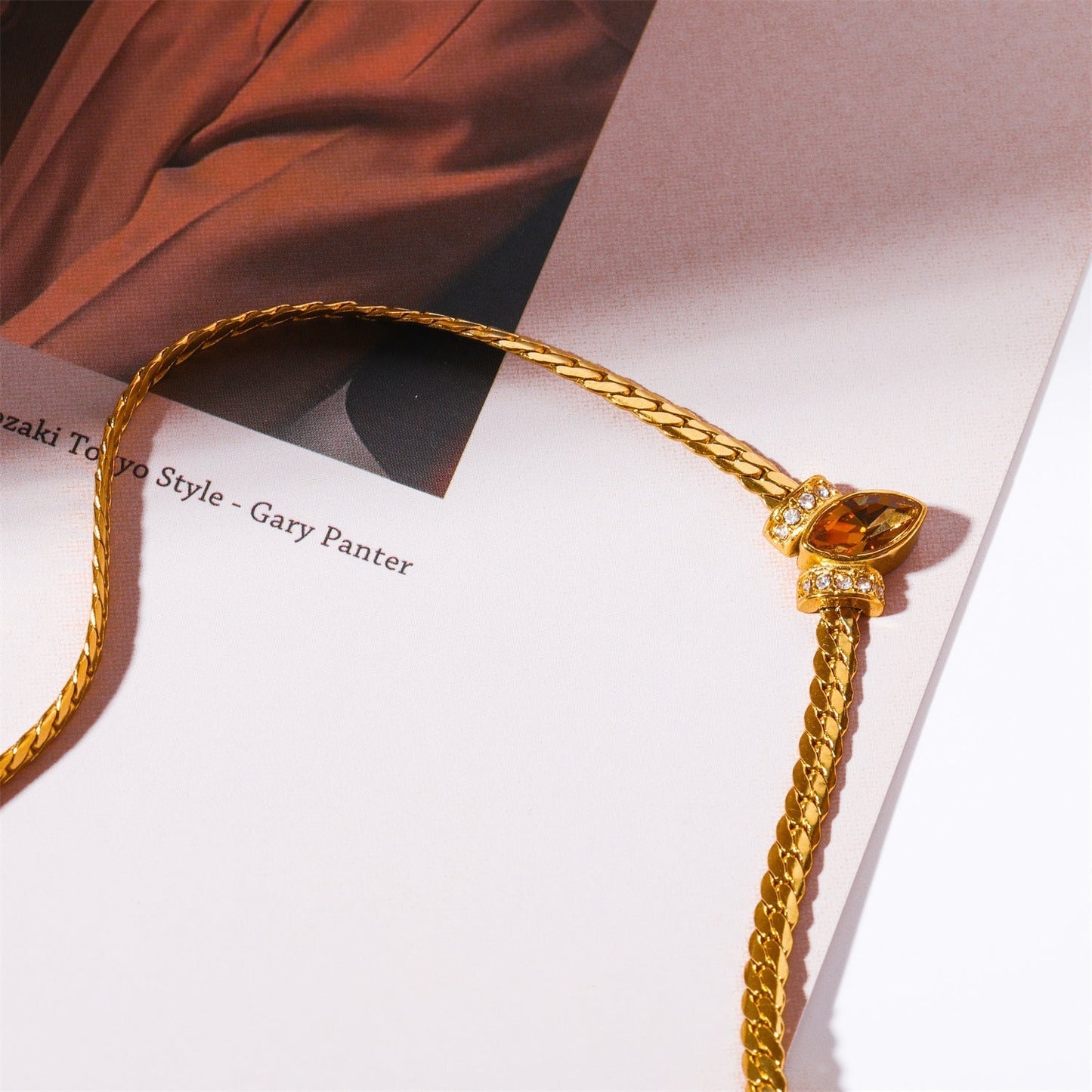 Mystic Serpentine 18K Gold Emerald Necklace