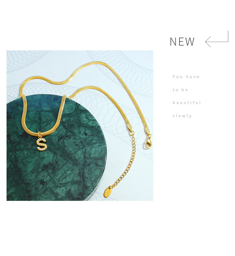 Signature Script 18K Gold Initial Necklace
